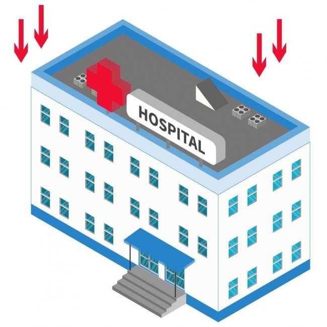 Приток воздушных потоков в медцентре Приток воздушных потоков в медцентре